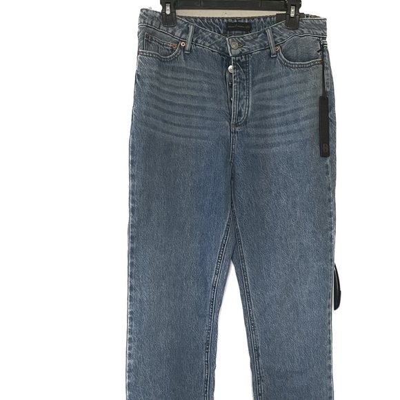 House of Harlow 1960 Super High Rise Straight Jeans - Picture 4 of 11